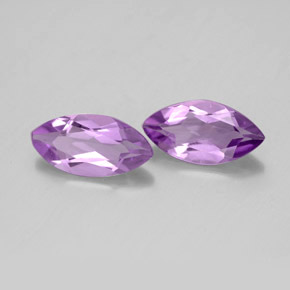 캐럿 천연 바이올렛 아메시스트 보석, 마퀴즈, 9.8×5.1 mm, VS