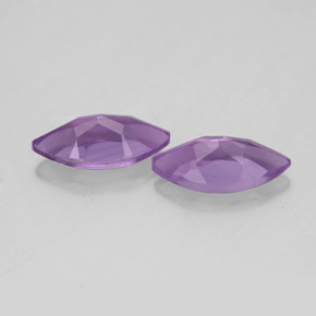 캐럿 천연 바이올렛 아메시스트 보석, 마퀴즈, 10×4.8 mm, VVS-VS