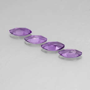 3.68캐럿 천연 바이올렛 아메시스트 보석, 마퀴즈, 10×5 mm, VS