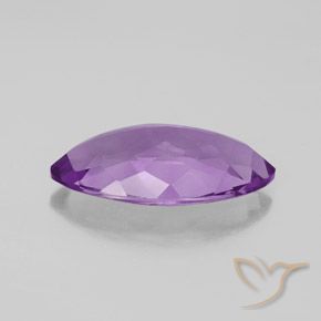 5.21캐럿 천연 비비드 바이올렛 아메시스트, 마퀴즈, 17.9×9.7 mm, VS