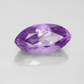 5.37캐럿 천연 바이올렛 아메시스트, 마퀴즈, 16.2×8.5 mm, VS