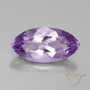 4.14ct 자연스러운 미디엄 바이올렛 자수정, 보석, VS