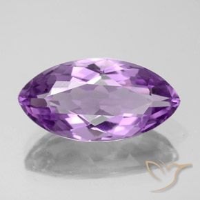 4.88ct 자연스러운 분홍빛이 도는 보라색 자수정, 보석, VS