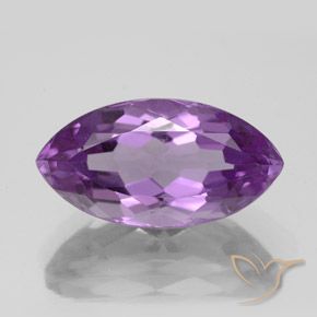 5.52ct 자연스러운 보라색 보라색 자수정, 보석, VS