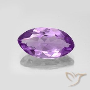 5.72ct 자연스러운 미디엄 퍼플리쉬 바이올렛 자수정, 보석, VS-SI
