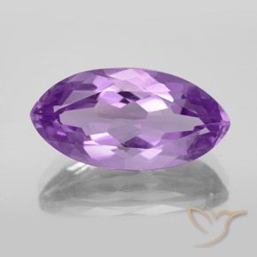 6.98ct 자연스러운 보라색 보라색 자수정, 보석, VS