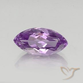 6.40ct 자연스러운 라이트 미디엄 바이올렛 자수정, 보석, VVS-VS