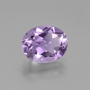 2.58캐럿 천연 바이올렛 아메시스트, 타원형 컷, 10.1×8.2 mm, VVS-VS