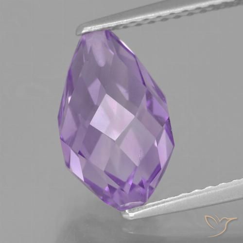3.52ct 자연스러운 분홍빛 아이리스 바이올렛 자수정, 브리올레트, VS