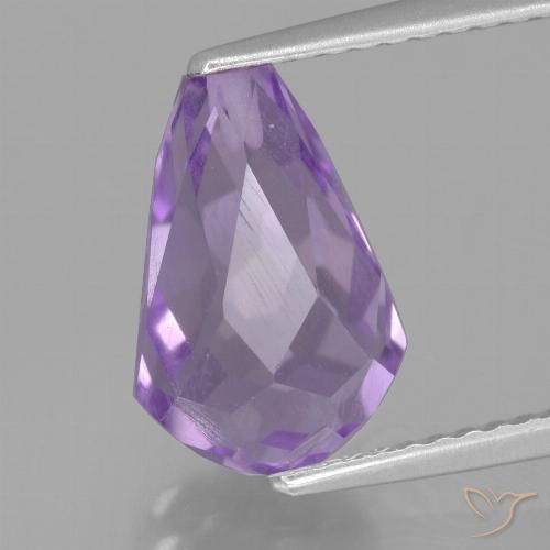 3.76ct 자연스러운 분홍빛 아이리스 바이올렛 자수정, 브리올레트, VS