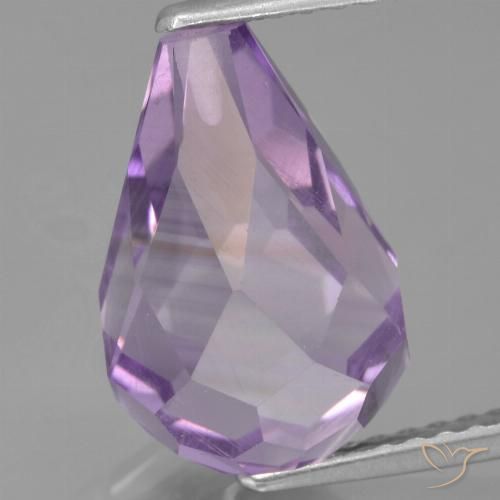 4.95ct 자연스러운 미디엄 바이올렛 자수정, 브리올레트, VS
