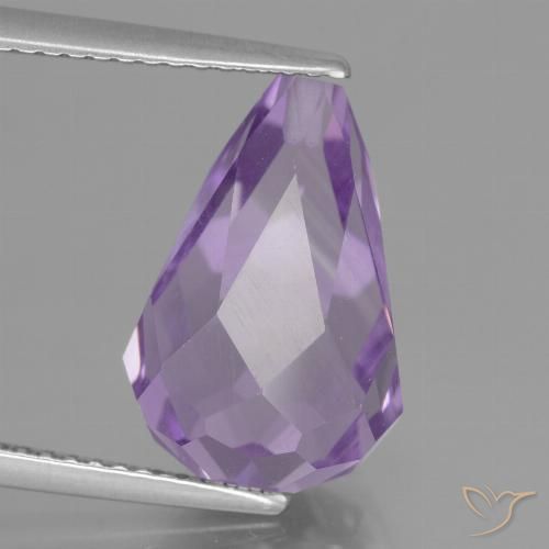 7.29ct 자연스러운 분홍빛 아이리스 바이올렛 자수정, 브리올레트, VS