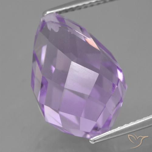 12.70ct 자연스러운 미디엄 바이올렛 자수정, 브리올레트, VS