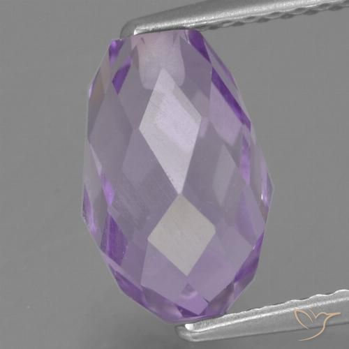 2.78ct 자연스러운 딥 아이리스 바이올렛 자수정, 브리올레트, VS