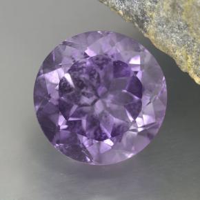 4.69캐럿 천연 바이올렛 아메시스트, 라운드 컷, 10.94 mm, VVS