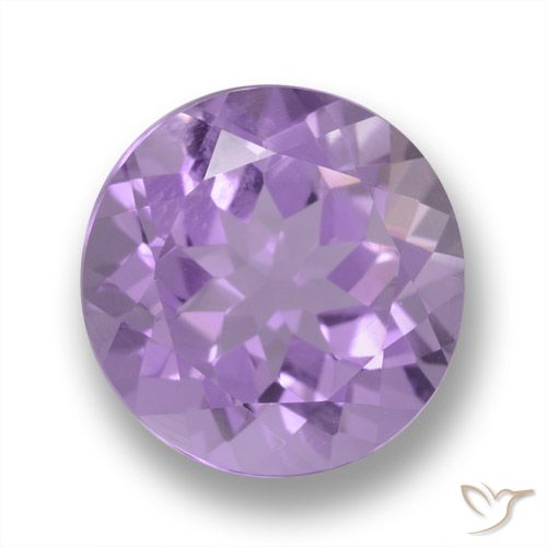 3.27ct 자연스러운 미디엄 바이올렛 자수정, 둥근, VVS