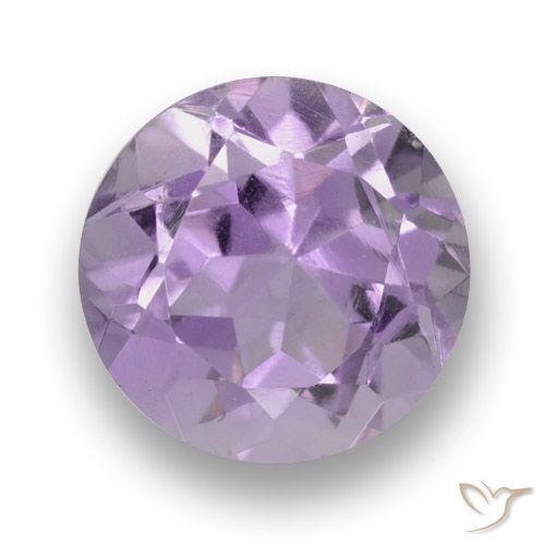 2.78ct 자연스러운 미디엄 라이트 바이올렛 자수정, 둥근, VVS-VS