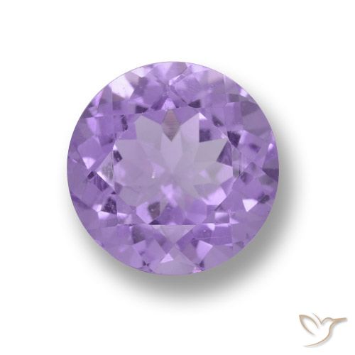 3.60ct 자연스러운 미디엄 바이올렛 자수정, 둥근, VVS