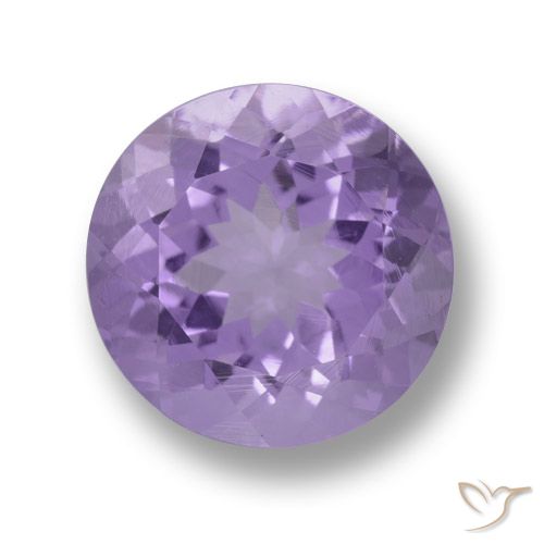 3.20ct 자연스러운 미디엄 바이올렛 자수정, 둥근, VVS