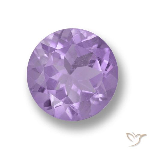 2.31ct 자연스러운 미디엄 바이올렛 핑크 자수정, 둥근, VVS