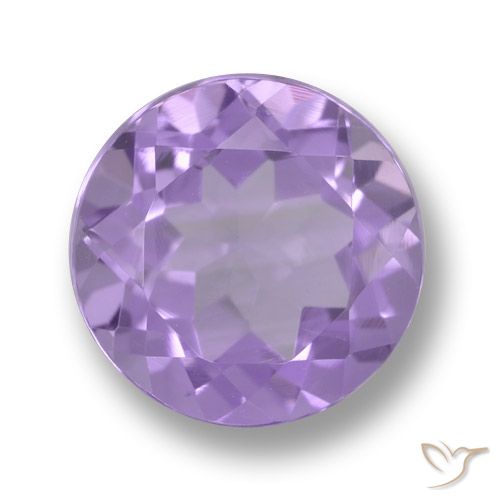 2.63ct 자연스러운 미디엄 바이올렛 자수정, 둥근, VVS