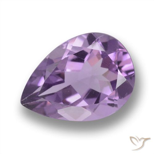 4.35ct 자연스러운 딥 마젠타 자수정, 배 모양, VVS