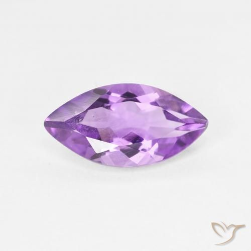1.56ct 자연스러운 미디엄 바이올렛 자수정, 보석, VS