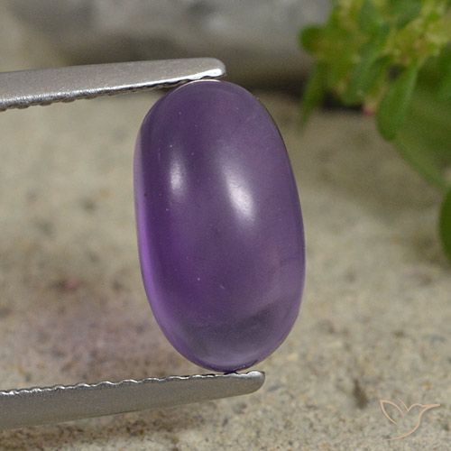 2.77ct 자연스러운 미디엄 바이올렛 자수정, 타원형, 투명한