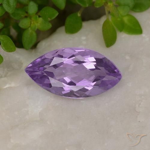 1.85ct 자연스러운 미디엄 바이올렛 자수정, 보석, VS