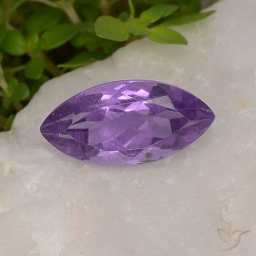 1.94ct 자연스러운 딥 바이올렛 자수정, 보석, VS