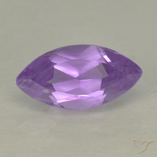 1.78ct 자연스러운 분홍빛이 도는 보라색 자수정, 보석, VS