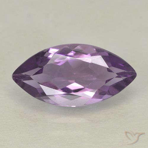 1.62ct 자연스러운 미디엄 바이올렛 자수정, 보석, VS