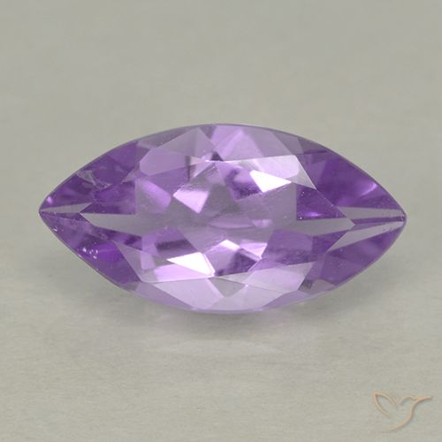 1.49ct 자연스러운 미디엄 퍼플리쉬 바이올렛 자수정, 보석, VS