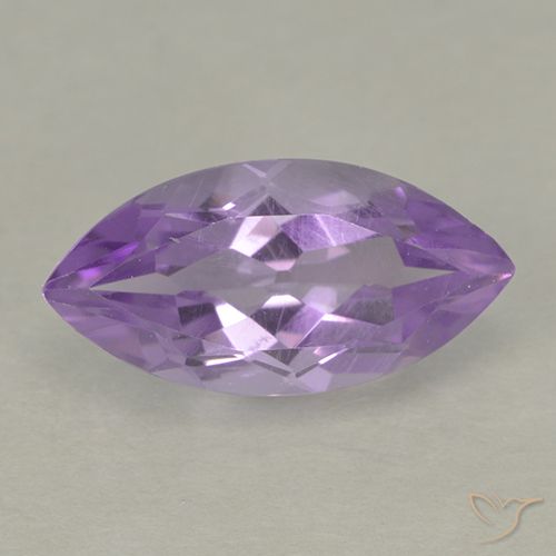 1.60ct 자연스러운 딥 아이리스 바이올렛 자수정, 보석, VS