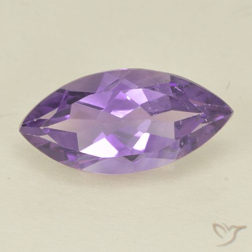 1.64ct 자연스러운 미디엄 바이올렛 자수정, 보석, VS