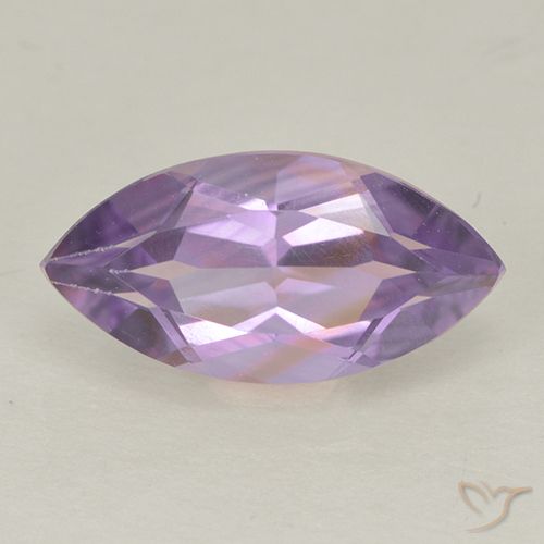 1.83ct 자연스러운 라이트 핑크빛이 도는 바이올렛 자수정, 보석, VS
