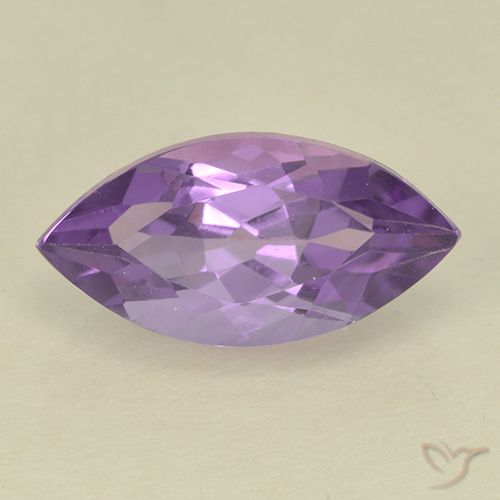 2.01ct 자연스러운 미디엄 바이올렛 자수정, 보석, VS