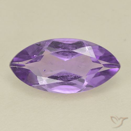 1.45ct 자연스러운 딥 바이올렛 자수정, 보석, VS