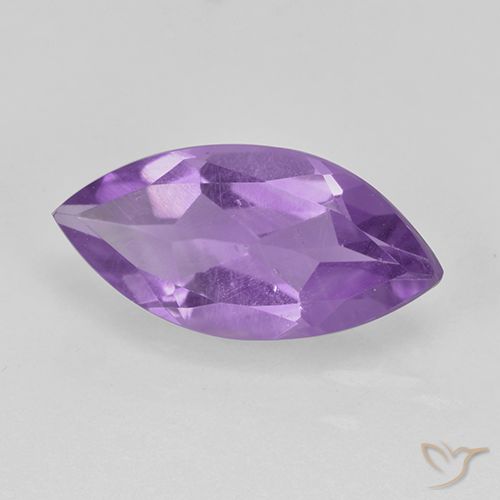 1.37ct 자연스러운 딥 바이올렛 자수정, 보석, VS