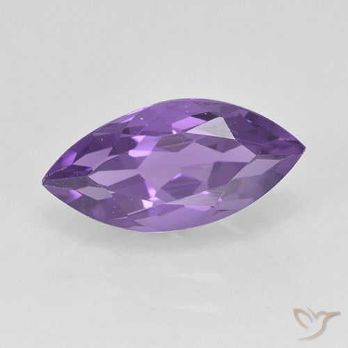 1.92ct 자연스러운 미디엄 바이올렛 자수정, 보석, VS