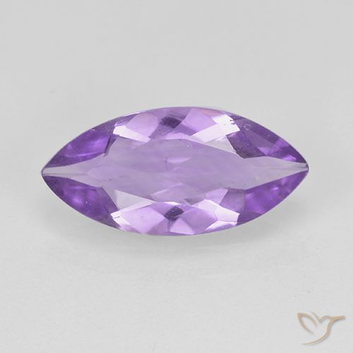 1.23ct 자연스러운 미디엄 바이올렛 자수정, 보석, VS