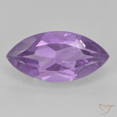 1.70ct 자연스러운 미디엄 바이올렛 자수정, 보석, VS-SI