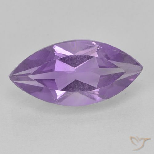 1.55ct 자연스러운 분홍빛 아이리스 바이올렛 자수정, 보석, VS