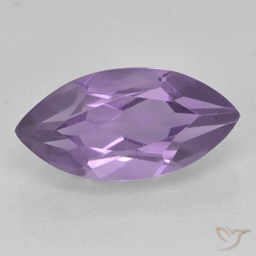 1.84ct 자연스러운 미디엄 바이올렛 핑크 자수정, 보석, VS