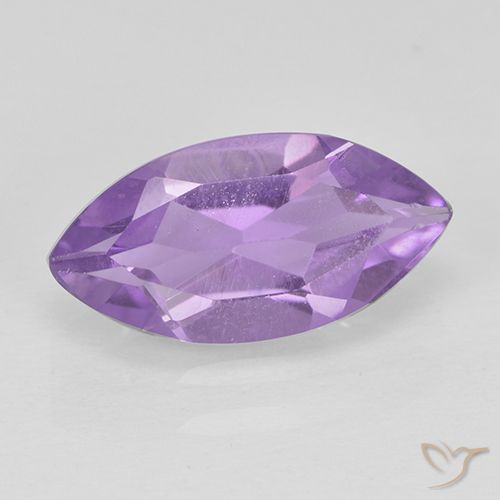 1.42ct 자연스러운 미디엄 바이올렛 자수정, 보석, VS