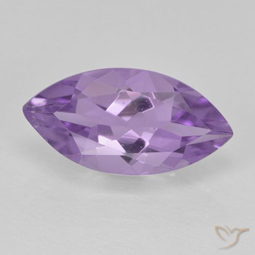 1.47ct 자연스러운 미디엄 바이올렛 자수정, 보석, VS