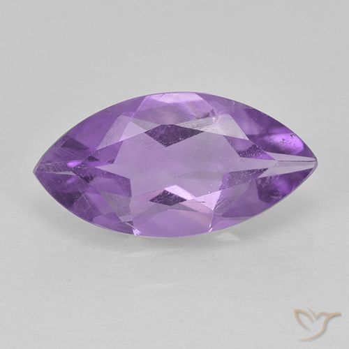 1.27ct 자연스러운 미디엄 바이올렛 자수정, 보석, VS