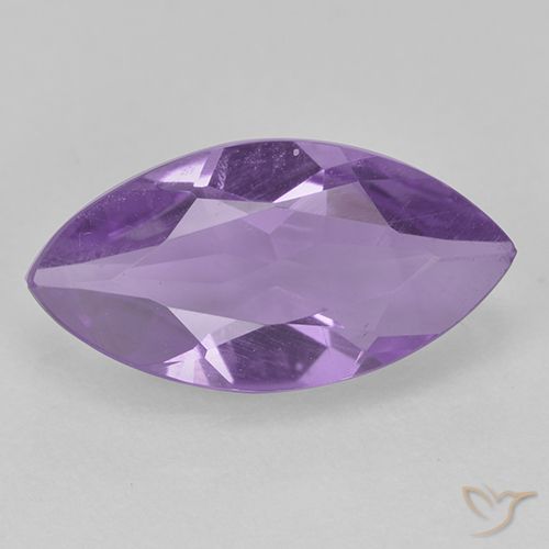 1.35ct 자연스러운 미디엄 바이올렛 자수정, 보석, VS