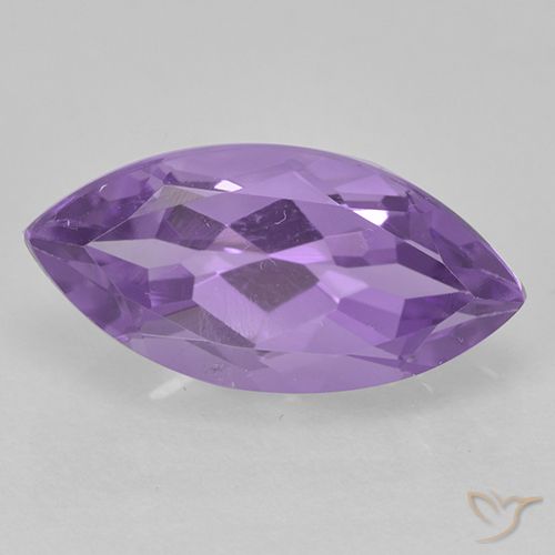 1.84ct 자연스러운 미디엄 바이올렛 자수정, 보석, VS