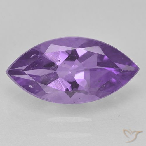 1.64ct 자연스러운 미디엄 바이올렛 자수정, 보석, VS